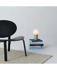 Kai 11" Dimmable Led Cement Modern Table Lamp