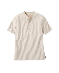 Boulder Creek Big & Tall by KingSize Heavyweight Short-Sleeve Henley Shirt