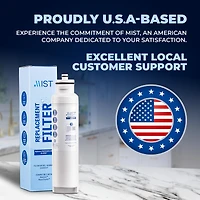 Mist DW2042FR-09 Water Filter Replacement for Daewoo, Refrigerator Water Filter Compatible with DW2042FR, Aqua Crystal DW2042F-09