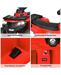 Sugift 6V Powered Kids Electric Ride on Atv