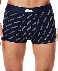Lacoste Men's 3-Pack Regular-Fit Stretch Trunk Underwear