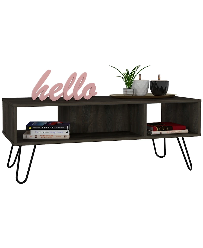 Fm Furniture Minnesota Charcoal Coffee Table