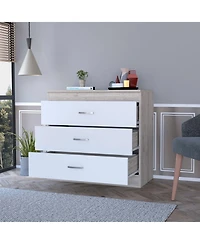 Fm Furniture Cambridge Three-Drawers Dresser