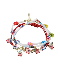 Kirby Copy Abilities 3-Pack Multi-Charmed Bracelet Set