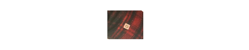 Chilly Dog Red Plaid Blanket Coat