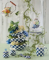 Mackenzie-Childs Royal Check Creamer