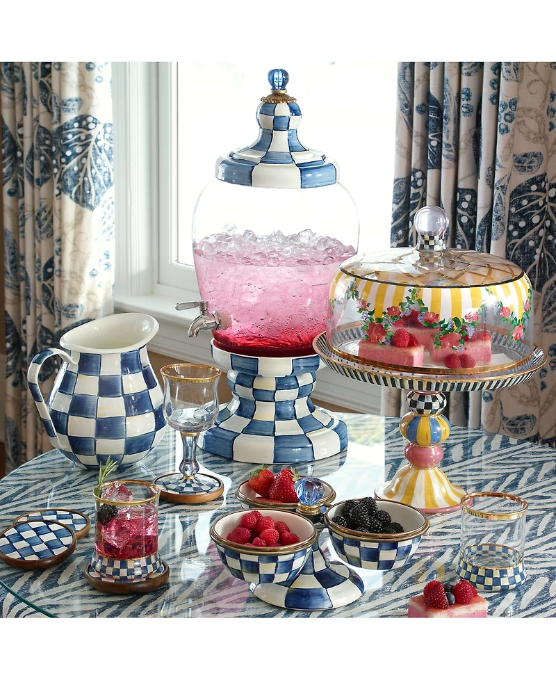 Mackenzie-Childs Royal Check Salt & Pepper Shakers