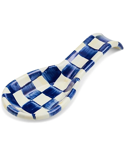 Mackenzie-Childs Royal Check Spoon Rest