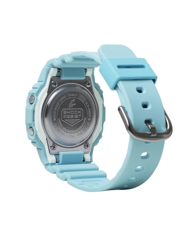 G-Shock Unisex Digital Blue Resin Watch, 40.5mm GLXS5600-2