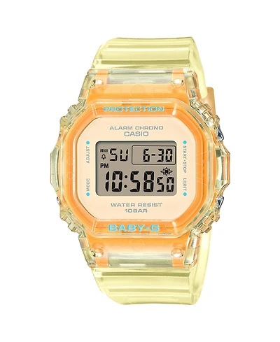 G-Shock Baby-g Women's Digital Yellow Resin Watch, 37.9mm BGD565SJ-9
