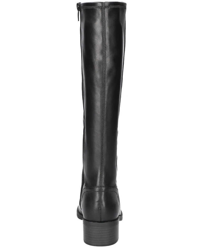 Easy Street Women's Tucker Plus Athletic Shafted Stretch-For-Fit Tall Boots