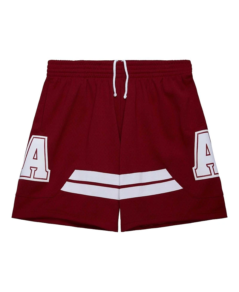 Mitchell & Ness Men's Crimson Alabama Tide 2003/04 Throwback Jersey Shorts