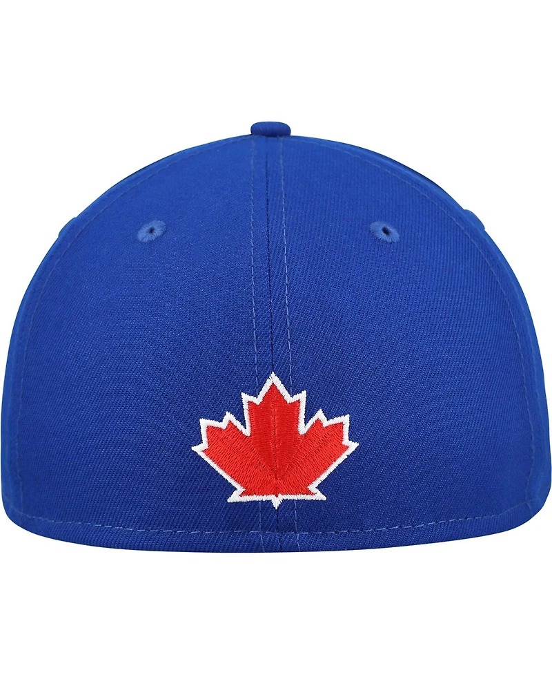 New Era Men's Royal Toronto Blue Jays Shadow Logo 59FIFTY Fitted Hat