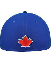 New Era Men's Royal Toronto Blue Jays Shadow Logo 59FIFTY Fitted Hat