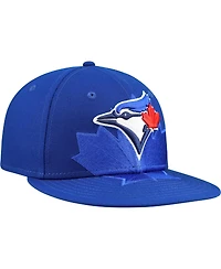 New Era Men's Royal Toronto Blue Jays Shadow Logo 59FIFTY Fitted Hat