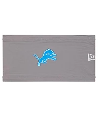 New Era Gray Detroit Lions Training Camp Coolera Headband