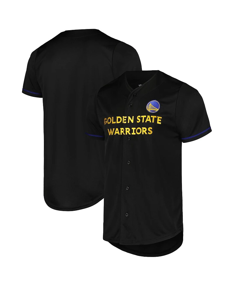 Fanatics Men's Black Golden State Warriors Pop Baseball Jersey