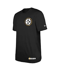 New Era Men's Black Pittsburgh Steelers 2024 Nfl Training Camp T-Shirt
