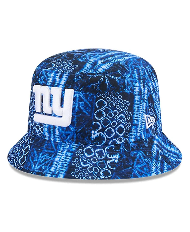 New Era Men's Royal New York Giants Shibori Bucket Hat