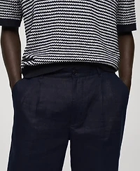 Mango Men's Relaxed Fit Pants