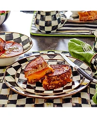 Mackenzie-Childs Courtly Check Salad/Dessert Plate