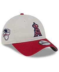 New Era Men's Red Los Angeles Angels 2024 Fourth of July 9TWENTY Adjustable Hat