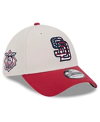New Era Men's Red San Diego Padres 2024 Fourth of July 39THIRTY Flex Hat