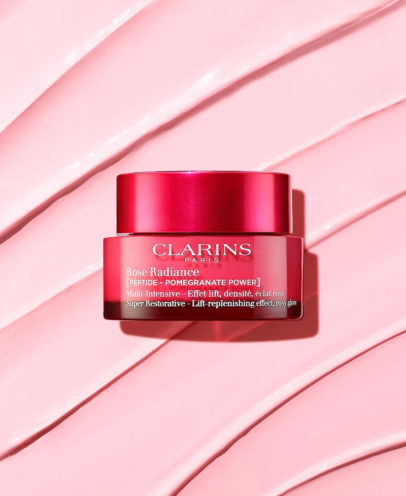 Clarins Super Restorative Rose Radiance Peptide Face Moisturizer, 1.7 oz.
