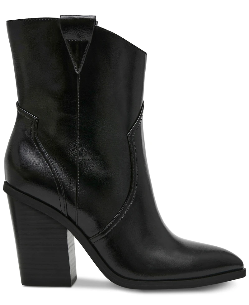 Dv Dolce Vita Women's Nazareth Dressy Pointed-Toe Block-Heel Western Booties