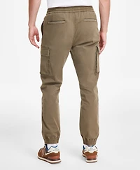 Sun + Stone Men's Garment-Dyed Cargo Jogger Pants, Created for Macy's