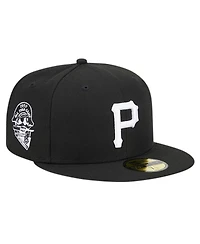 New Era Men's Pittsburgh Pirates Logo 59FIFTY Fitted Hat