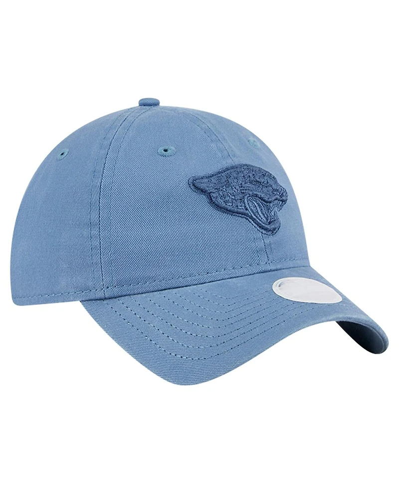 New Era Women's Blue Jacksonville Jaguars Color Pack 9TWENTY Adjustable Hat