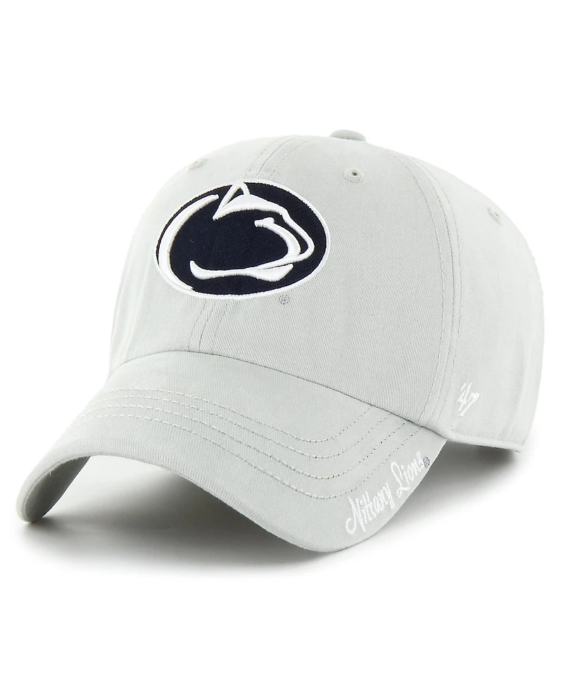 '47 Brand Women's Gray Penn State Nittany Lions Miata Clean Up Adjustable Hat