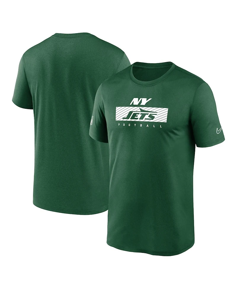 Nike Men's Green New York Jets Sideline Legend Performance T-Shirt