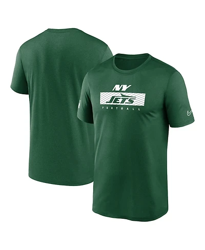 Nike Men's Green New York Jets Sideline Legend Performance T-Shirt
