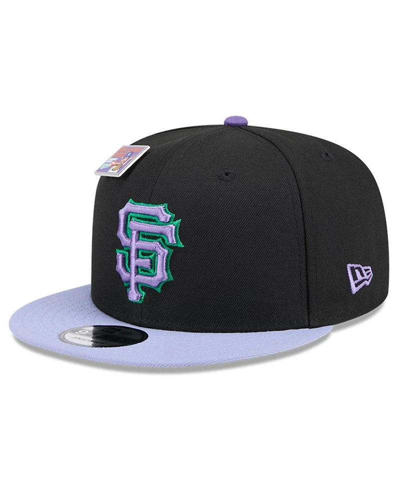 New Era Men's Black/Purple San Francisco Giants Grape Big League Chew Flavor Pack 9FIFTY Snapback Hat