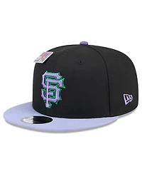 New Era Men's Black/Purple San Francisco Giants Grape Big League Chew Flavor Pack 9FIFTY Snapback Hat