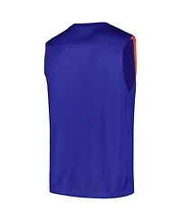 Fanatics Men's Blue New York Knicks Birdseye Muscle Tank Top