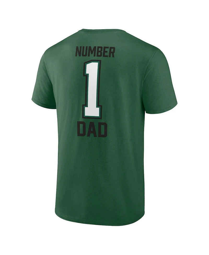 Fanatics Men's Green 1 Dad T-Shirt