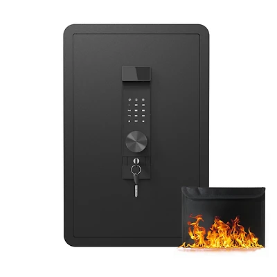 Movable, Detachable Shelf, Dual Alarm Safe with 3-Way Entry