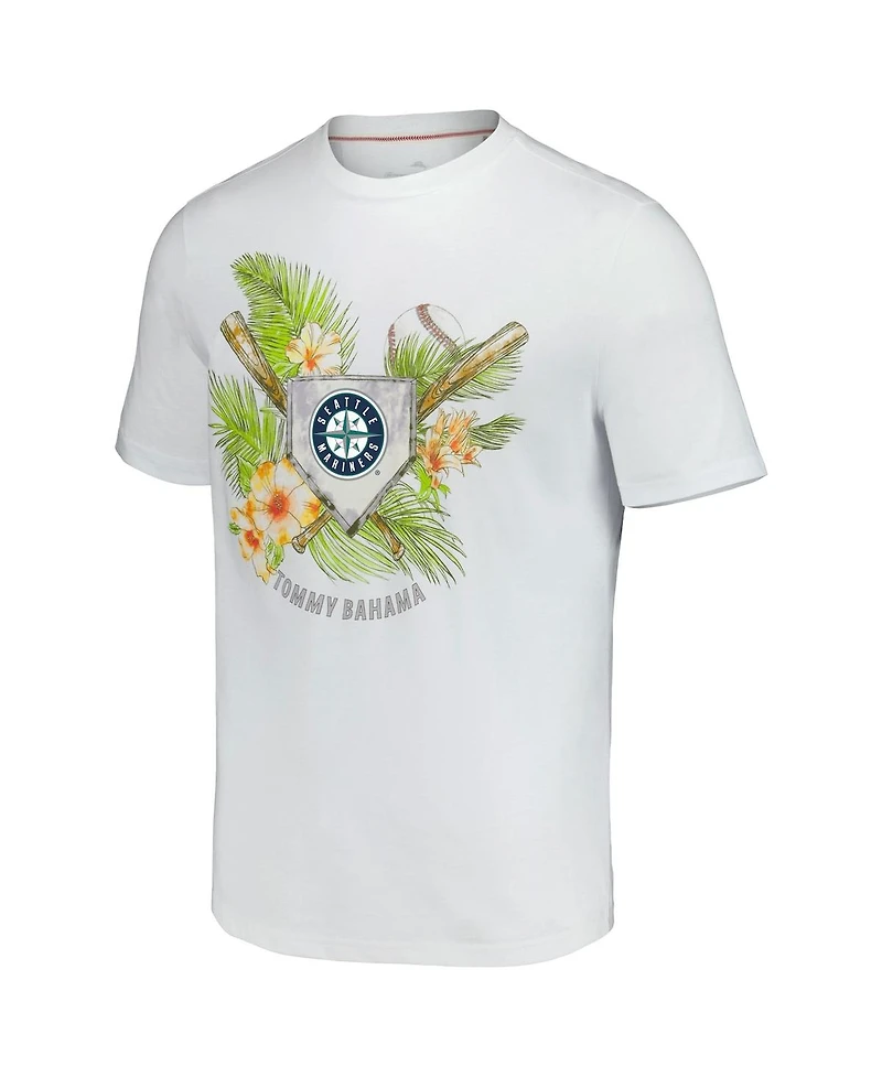 Tommy Bahama Men's White Seattle Mariners Island League T-Shirt