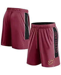 Fanatics Men's Wine Cleveland Cavaliers Game Winner Defender Shorts