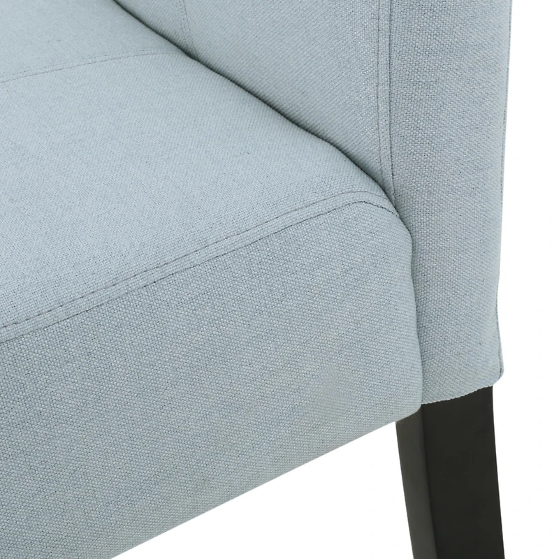Streamdale Minimalist Upholstered Dining Chairs with T-Stitch Detail