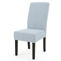 Streamdale Minimalist Upholstered Dining Chairs with T-Stitch Detail