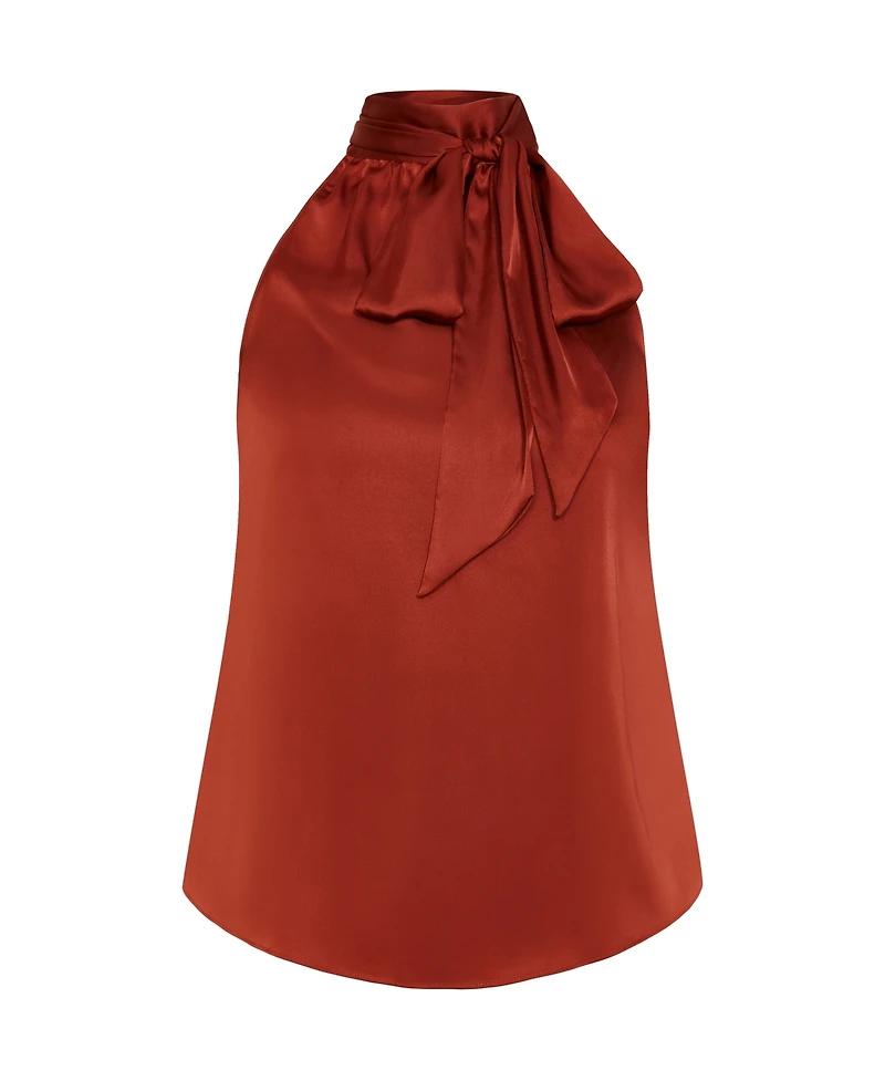 City Chic Plus Size Shine Halter Top