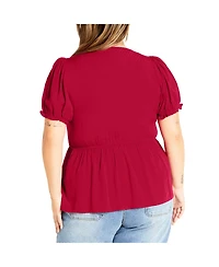City Chic Plus Laila Top