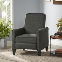Streamdale Sophisticated Push Back Accent Chair Dark Grey