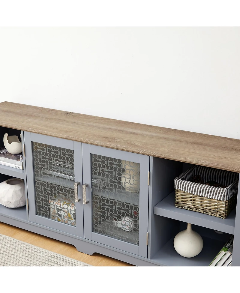 Streamdale Multi-Purpose Tv Stand with Ample Storage for 80" TVs