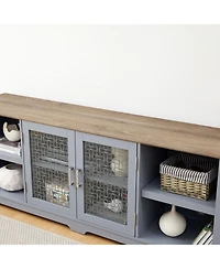 Streamdale Multi-Purpose Tv Stand with Ample Storage for 80" TVs