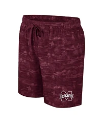 Colosseum Men's Maroon Mississippi State Bulldogs Ozark Swim Shorts